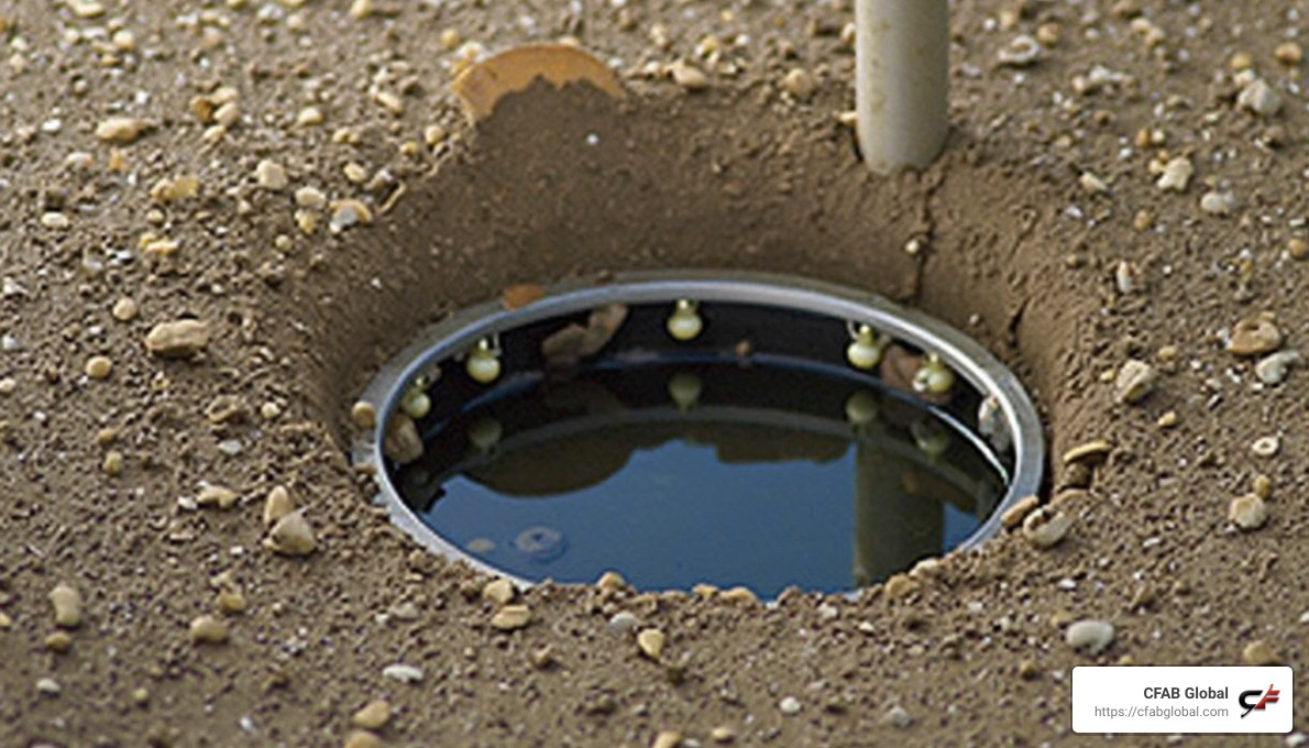 Auto-Check Technology Illustration - self evacuating oil drain