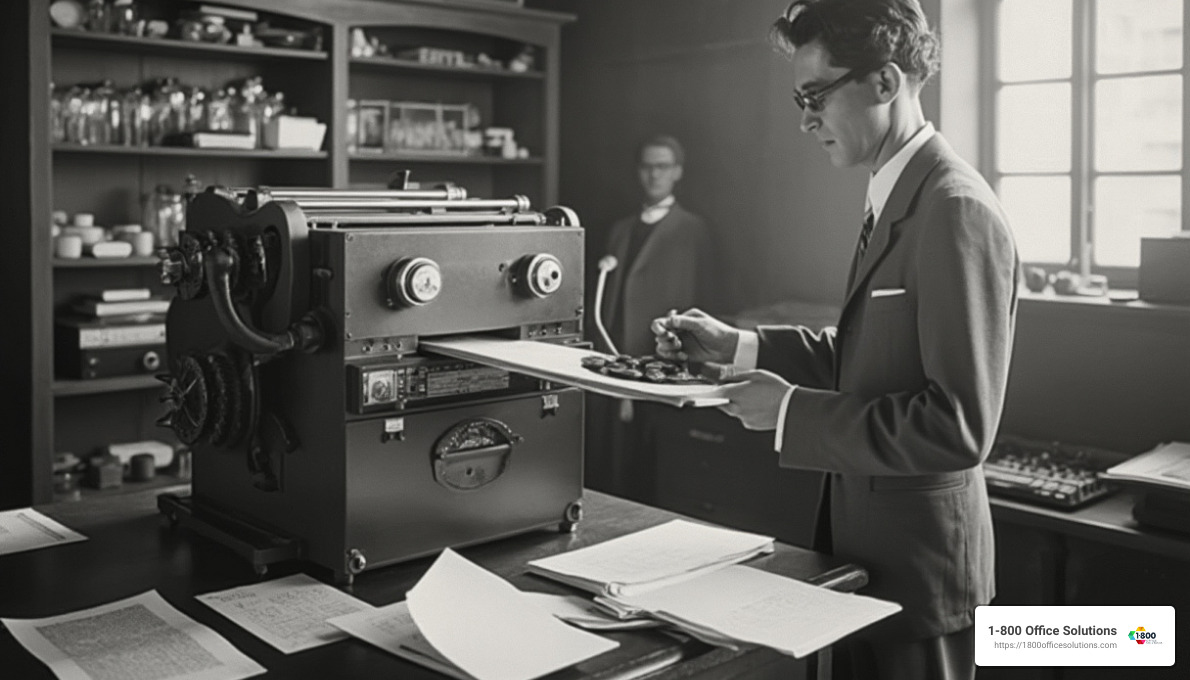 Chester Carlson's groundbreaking invention - when was the copy machine invented