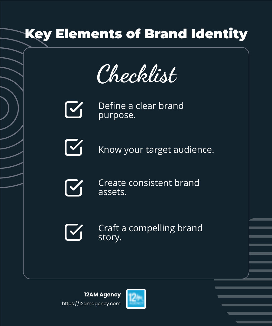 Brand Story Importance - local business branding infographic checklist-dark-blue Brand Story Importance - local business branding infographic checklist-dark-blue