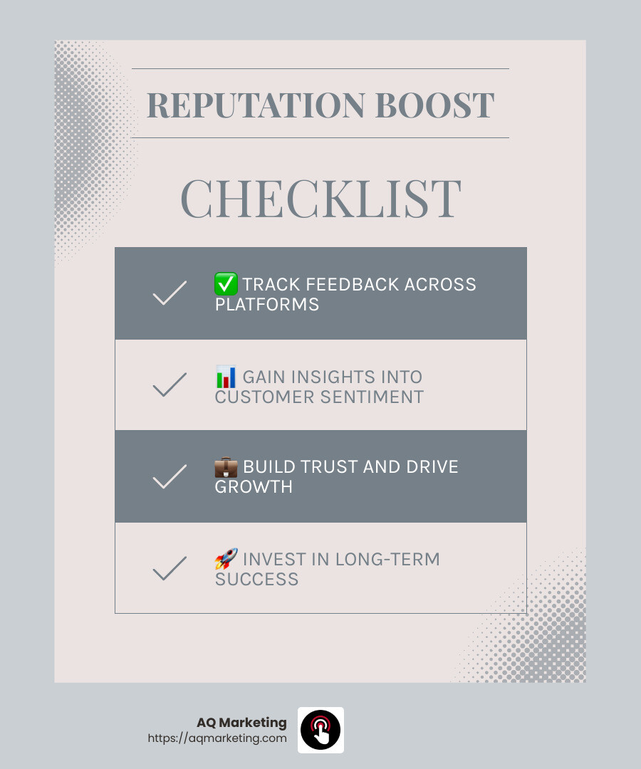 AQ Marketing's Impactful Results - reputation and review management software infographic checklist-light-blue-grey