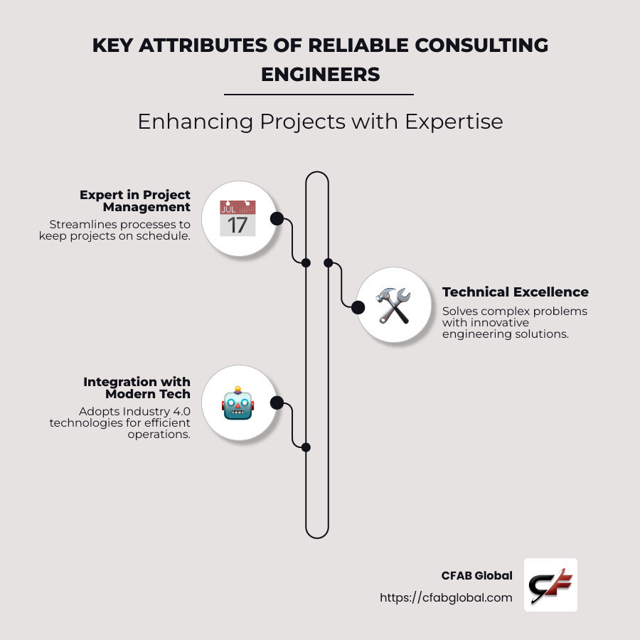 reliable consulting engineers overview infographic - reliable consulting engineers infographic infographic-line-3-steps-neat_beige