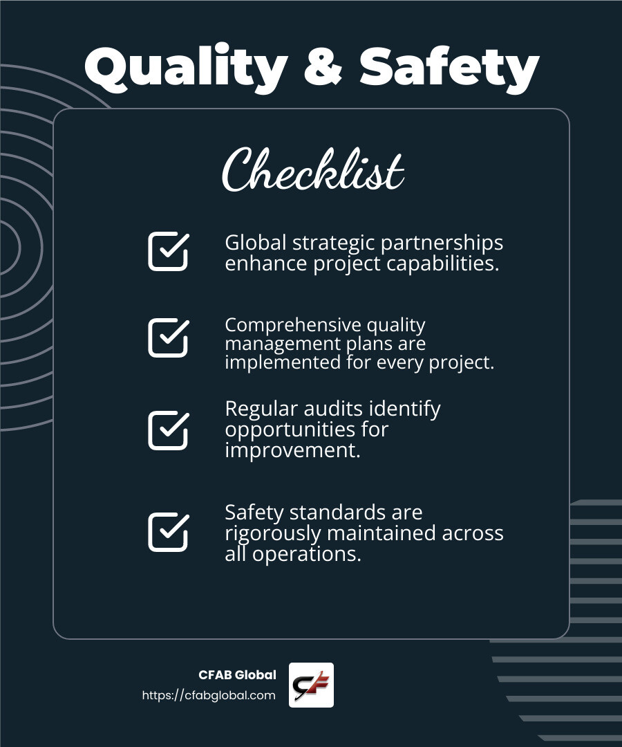 Commitment to Quality Management - reliable consulting engineers infographic checklist-dark-blue