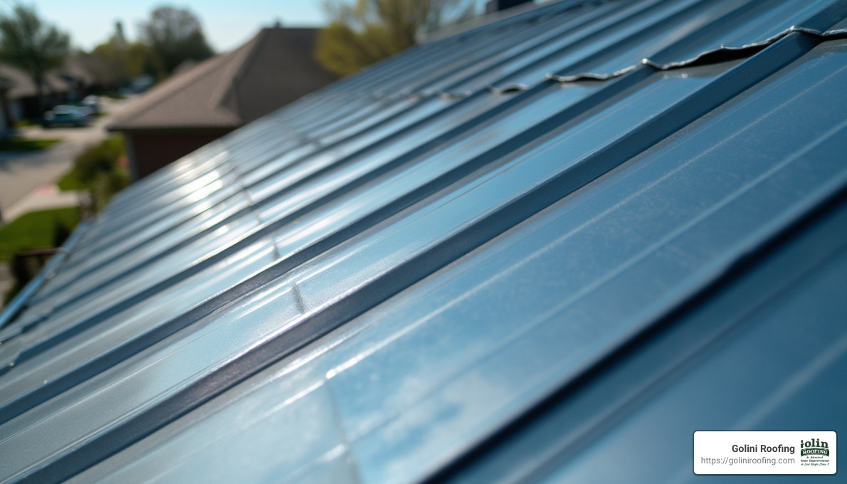 Metal roofs are known for their long-lasting durability. - how long do residential roofs last