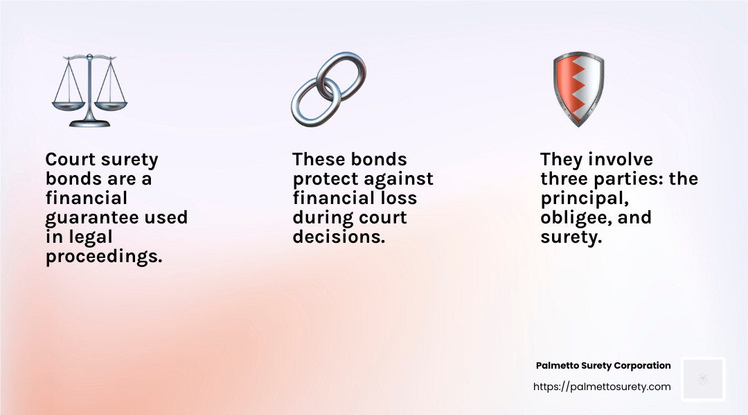 Understanding the role of a surety bond - court surety bond agency infographic 3_facts_emoji_light-gradient