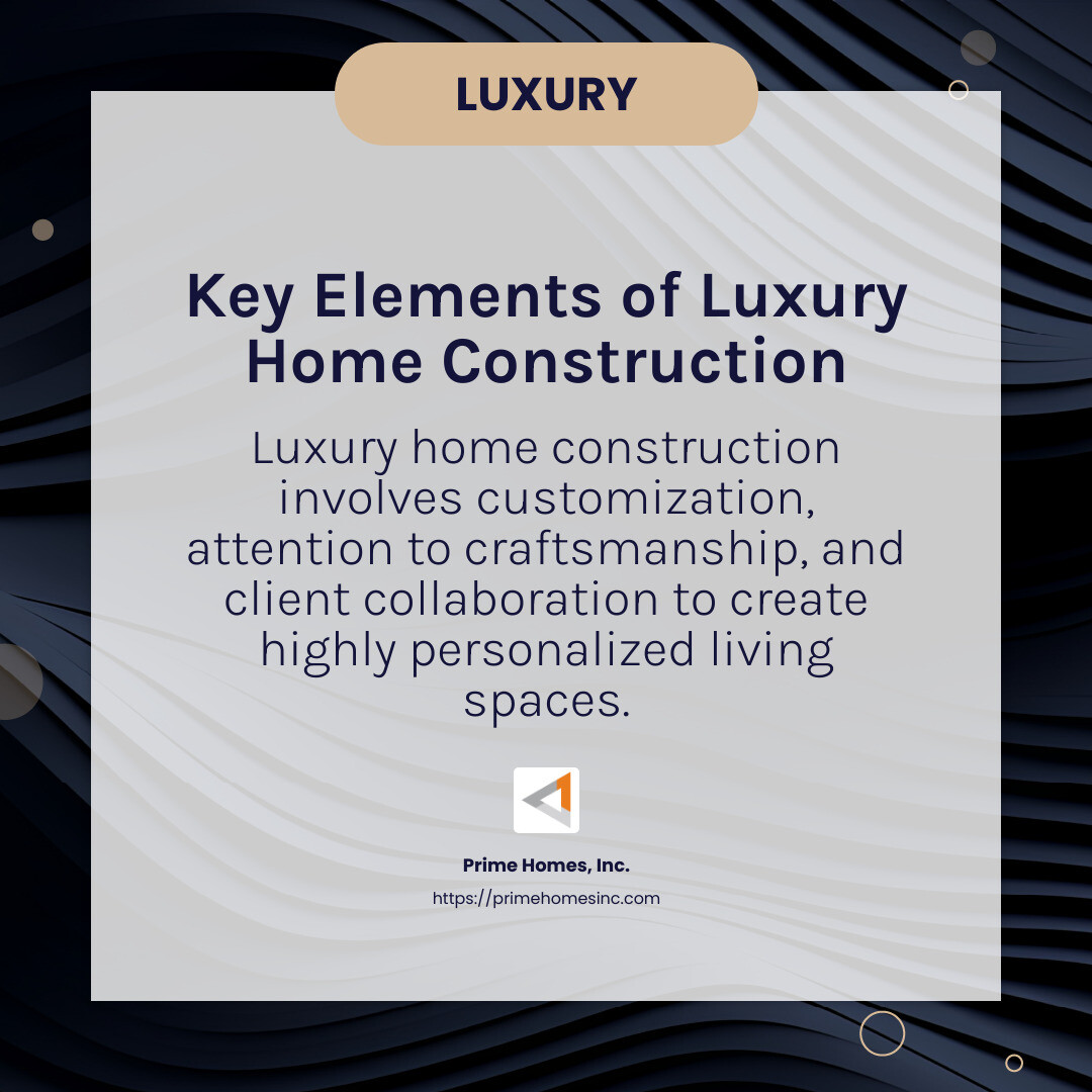 Exceptional craftsmanship and client collaboration are key to luxury home construction. - build a home near me infographic simple-info-card-dark
