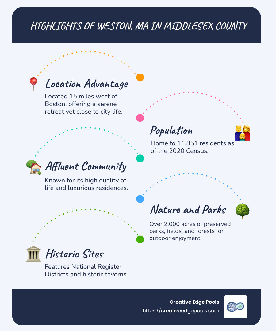 Facts about Weston, MA - weston ma middlesex county infographic infographic-line-5-steps-blues-accent_colors