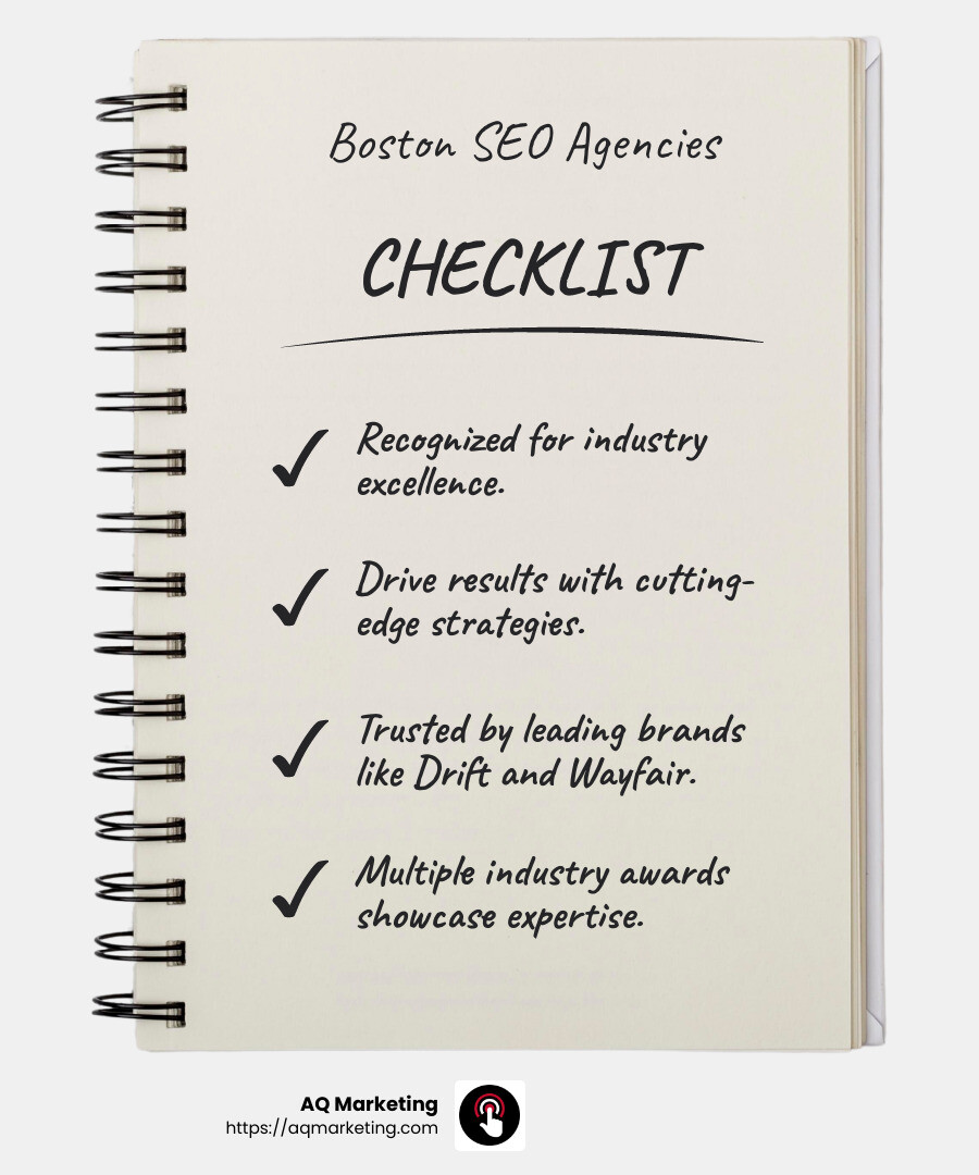 Trusted by Leading Brands - seo agency massachusetts infographic checklist-notebook Trusted by Leading Brands - seo agency massachusetts infographic checklist-notebook