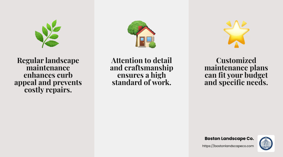 Customer satisfaction is our top priority - Landscaping Lexington MA infographic 3_facts_emoji_grey