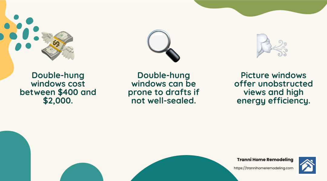 Understanding window styles and costs can help homeowners make informed decisions about their investments. - window installation cost infographic 3_facts_emoji_nature