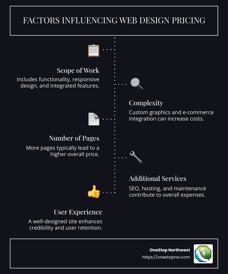 Factors Affecting Web Design Pricing: Scope of Work, Complexity, and Services - web design pricing infographic infographic-line-5-steps-dark Factors Affecting Web Design Pricing: Scope of Work, Complexity, and Services - web design pricing infographic infographic-line-5-steps-dark