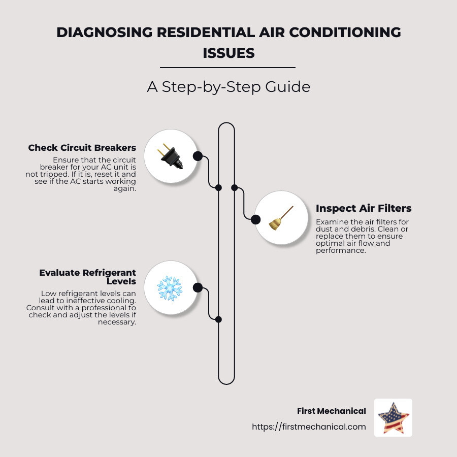 Flowchart on how to choose the right AC repair service based on problem severity and urgency - Residential air conditioning repair infographic infographic-line-3-steps-neat_beige Flowchart on how to choose the right AC repair service based on problem severity and urgency - Residential air conditioning repair infographic infographic-line-3-steps-neat_beige