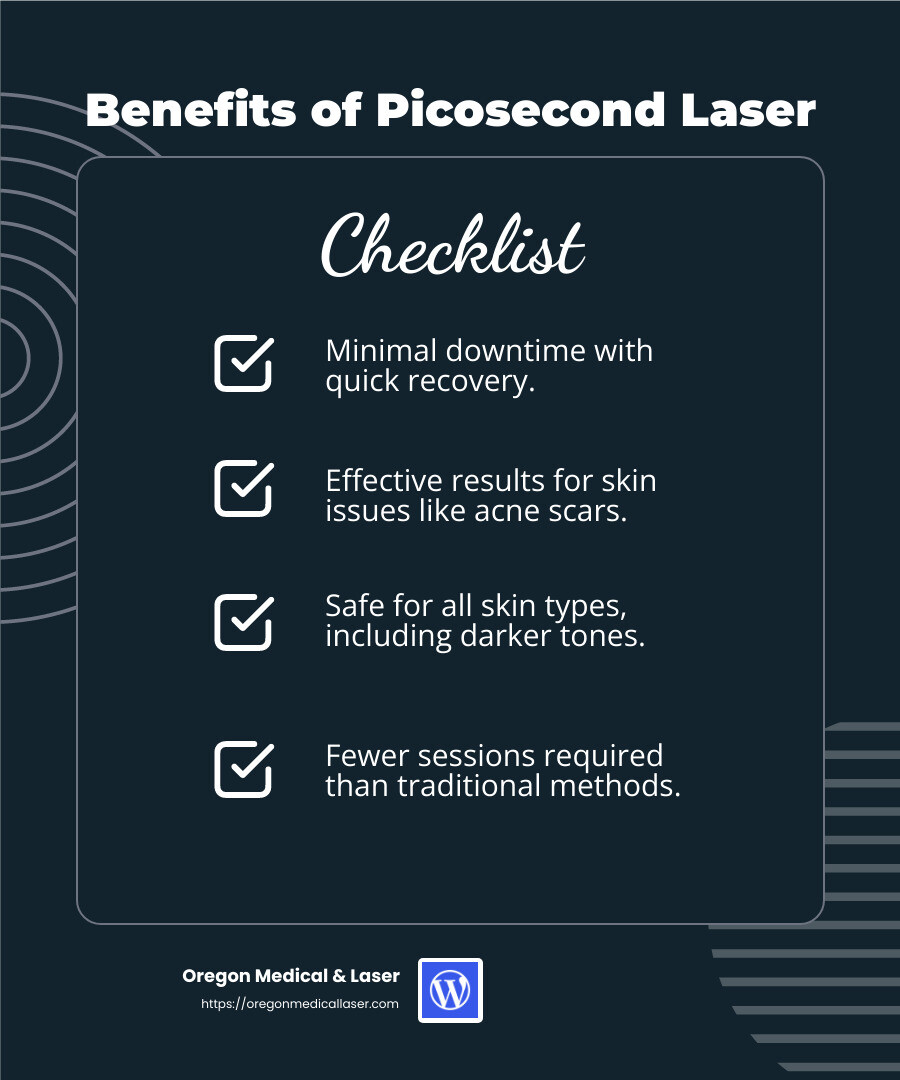 Effective results with minimal downtime and safety for all skin types - picosecond laser near me infographic checklist-dark-blue Effective results with minimal downtime and safety for all skin types - picosecond laser near me infographic checklist-dark-blue