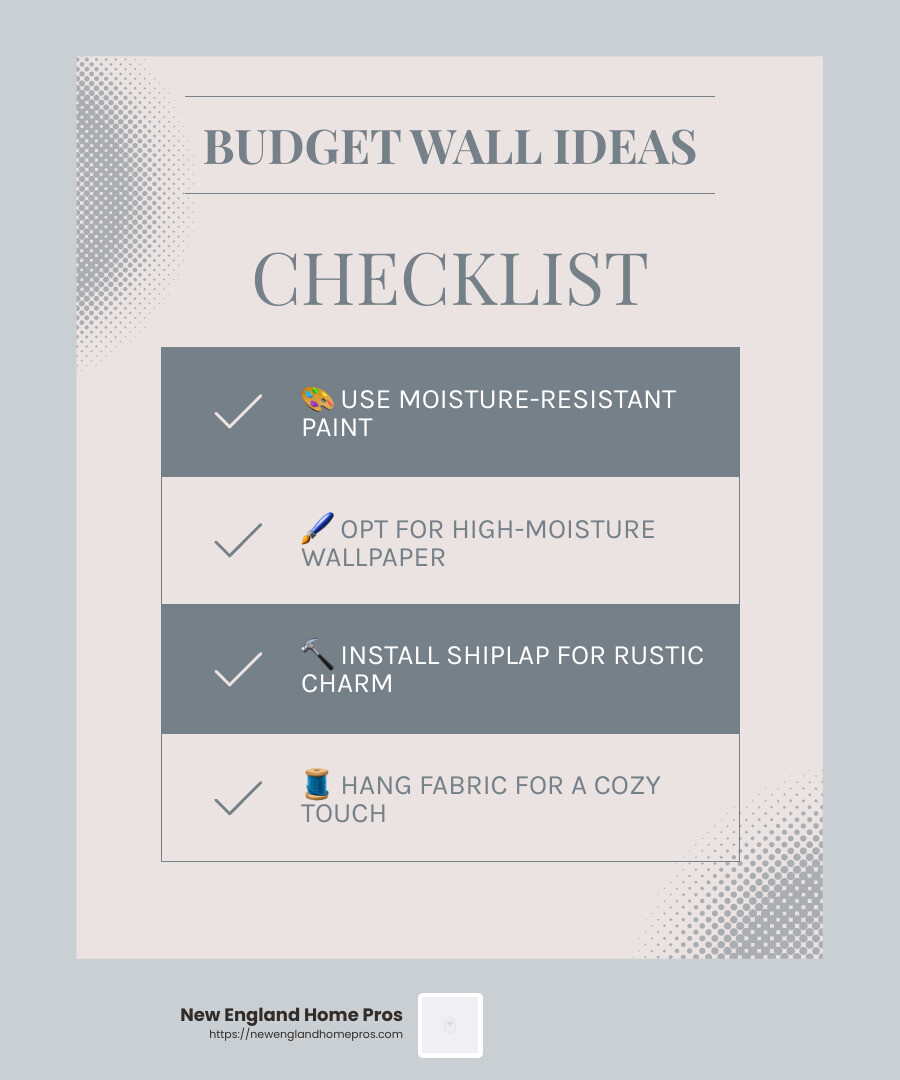 Budget-friendly wall covering options - basement wall ideas infographic checklist-light-blue-grey