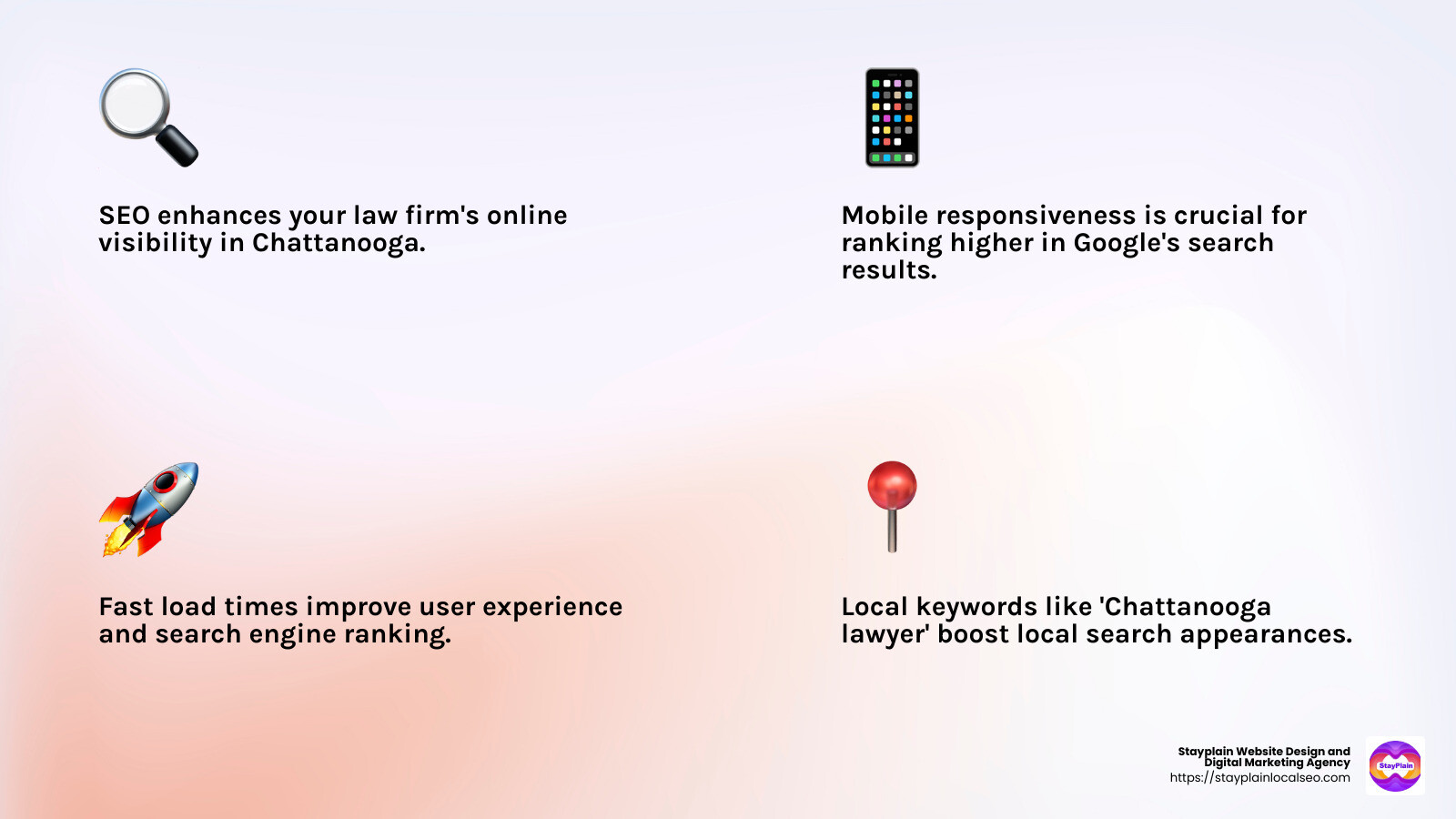 Mobile search usage statistics - website design for lawyer chattanooga infographic 4_facts_emoji_light-gradient