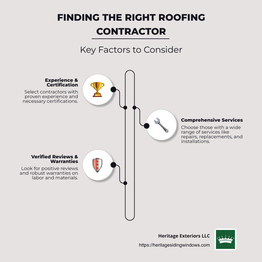 Overview of Roofing Services - roofing contractor worcester ma infographic infographic-line-3-steps-neat_beige