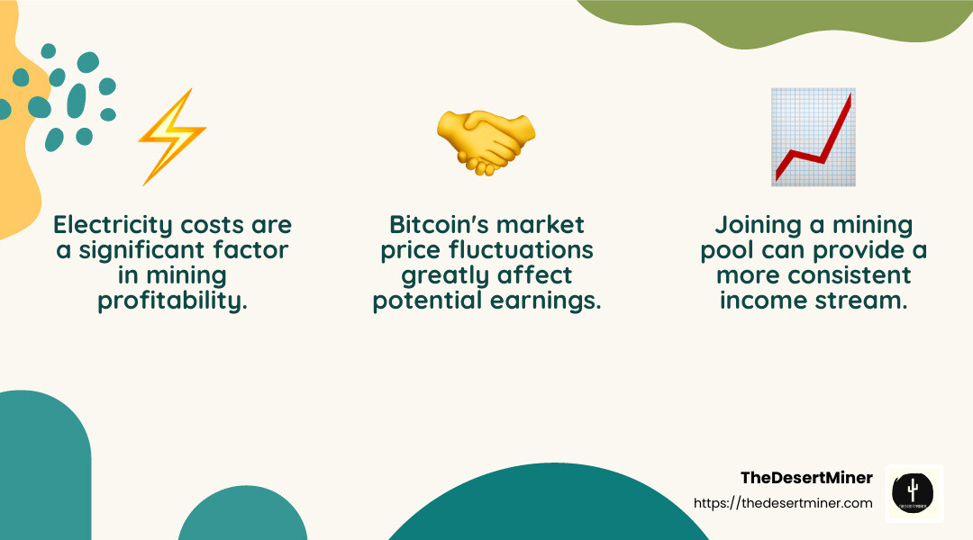 Understanding Bitcoin Mining Profitability - $10000 bitcoin mining machine infographic 3_facts_emoji_nature
