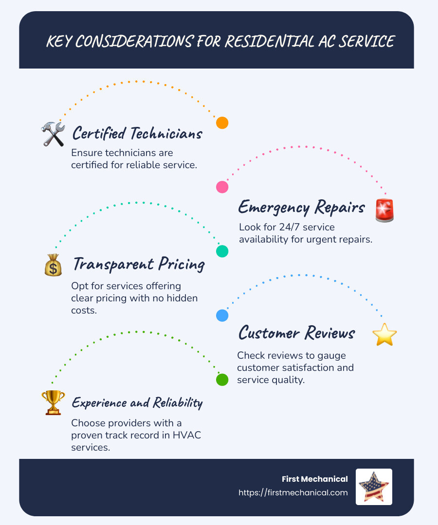 Key considerations for finding residential AC service - residential ac service near me infographic infographic-line-5-steps-blues-accent_colors Key considerations for finding residential AC service - residential ac service near me infographic infographic-line-5-steps-blues-accent_colors