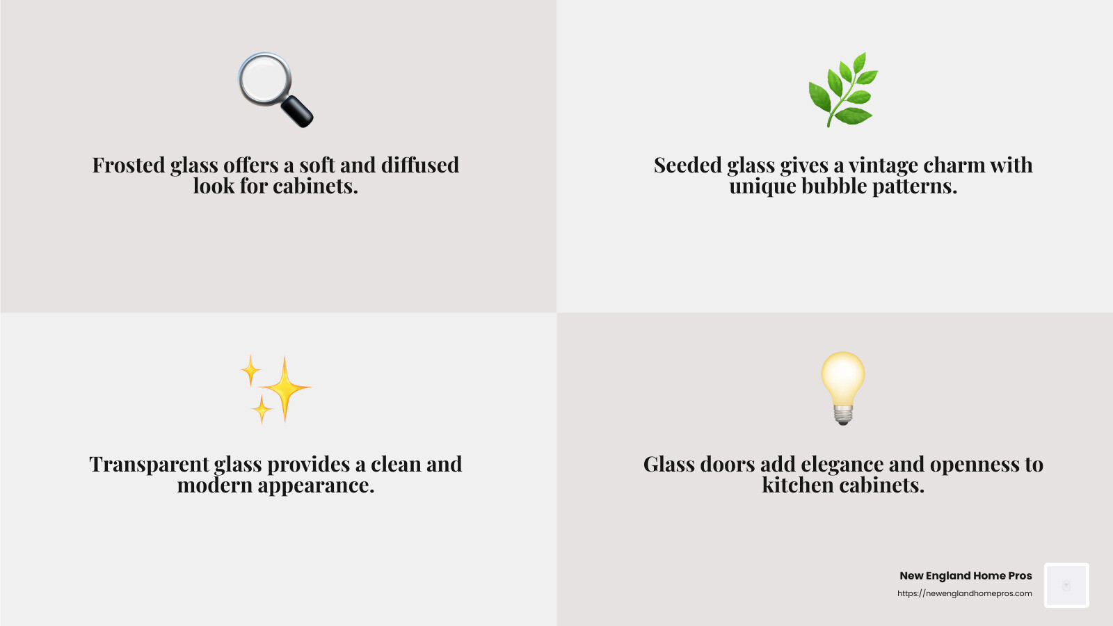 Glass types infographic - home depot kitchen makeover infographic 4_facts_emoji_grey