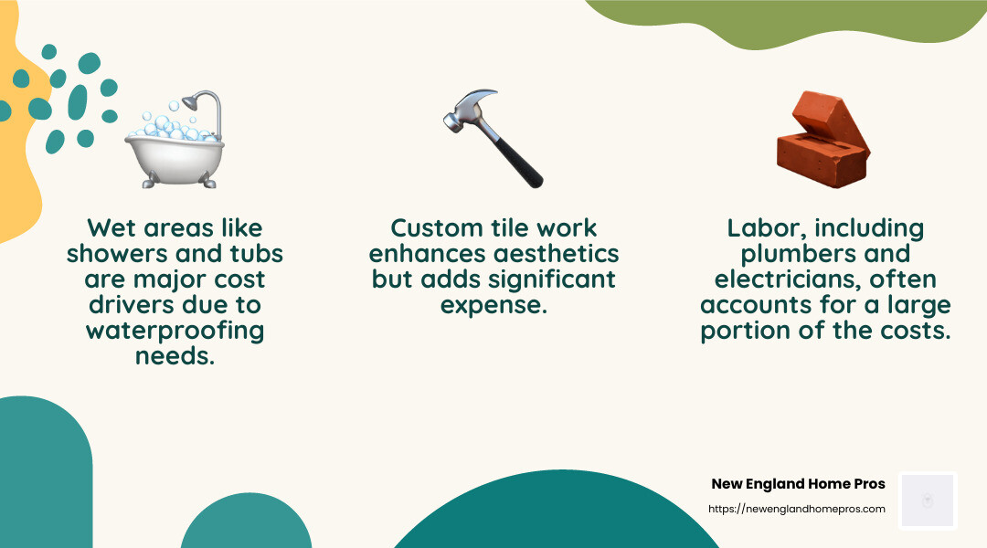 Bathroom Remodel Cost Breakdown - best bathroom remodelers near me infographic 3_facts_emoji_nature