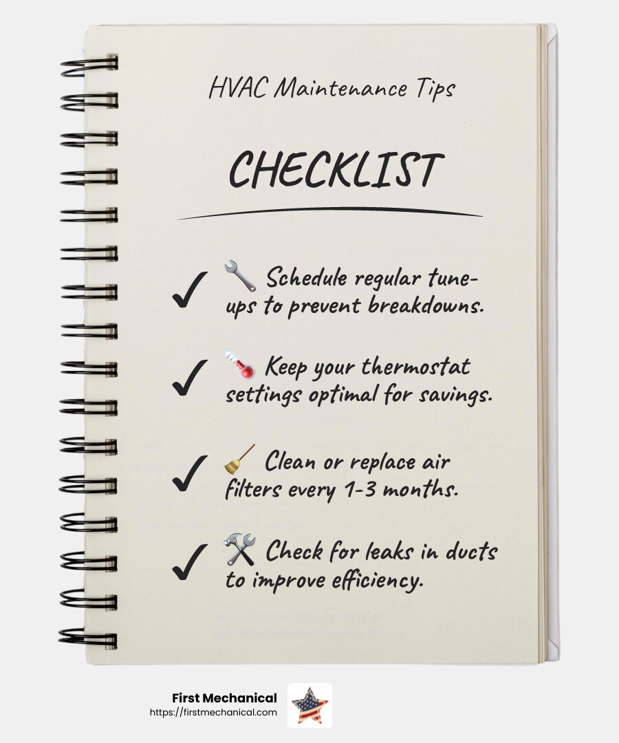Regular Maintenance Benefits - Air conditioning service Tampa infographic checklist-notebook Regular Maintenance Benefits - Air conditioning service Tampa infographic checklist-notebook
