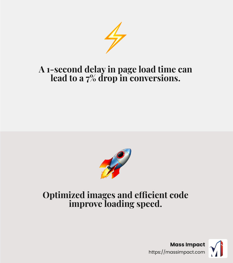 A one-second delay can reduce conversions by 7% - custom web design jacksonville infographic 2_facts_emoji_grey