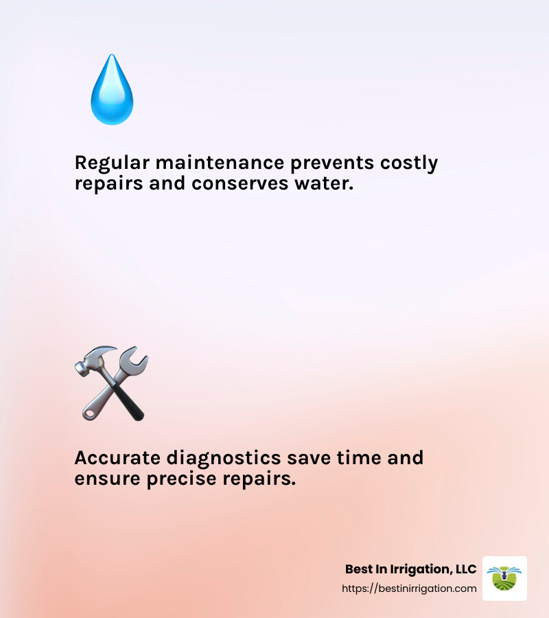 b75c34c4ffddd2f380773cba7219bf748c00fa7f Sprinkler SOS: Navigating Local Repair Services for a Greener Lawn Accurate diagnostics save time and money by pinpointing issues quickly and efficiently. - local sprinkler repair infographic 2_facts_emoji_light-gradient