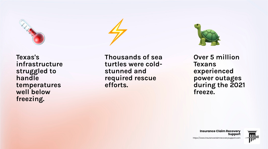 Impact of Freeze on Wildlife - freeze damage in Texas infographic 3_facts_emoji_light-gradient