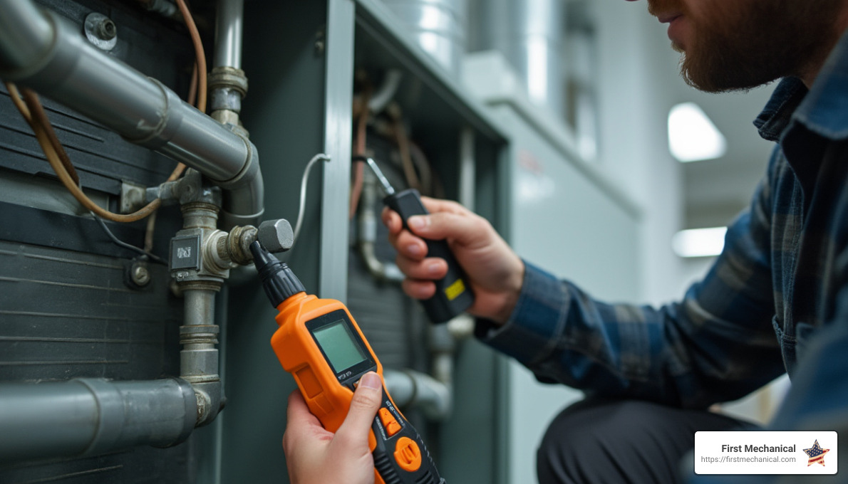 Refrigerant Leak Detection - Commercial AC repair Melbourne FL Refrigerant Leak Detection - Commercial AC repair Melbourne FL