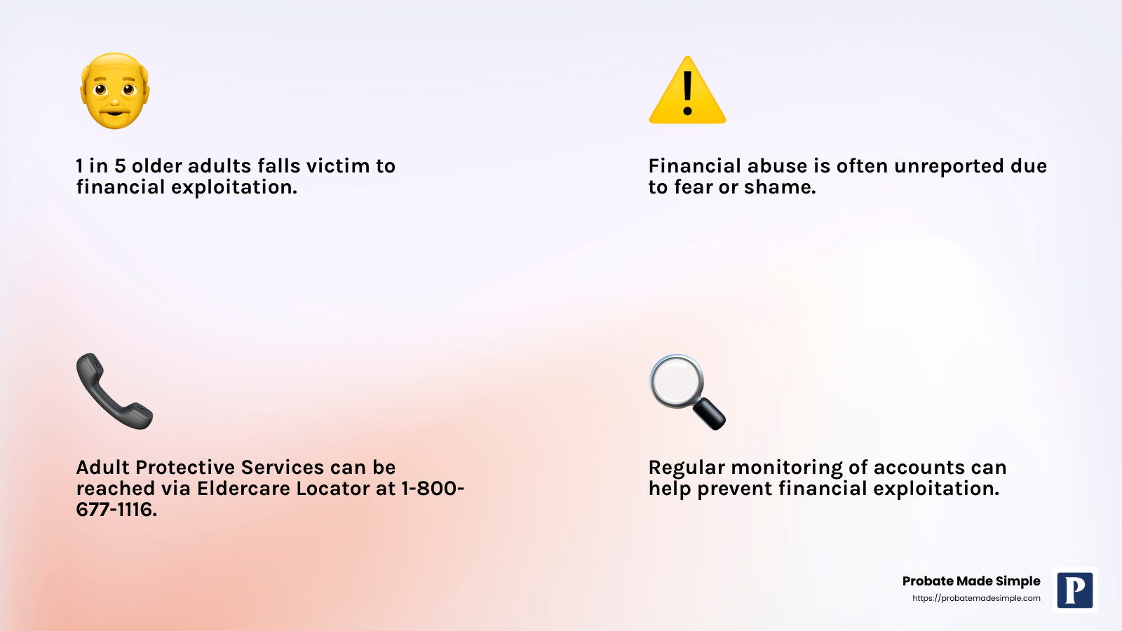 Elder Financial Exploitation Explained: What You Need to Know - Probate ...