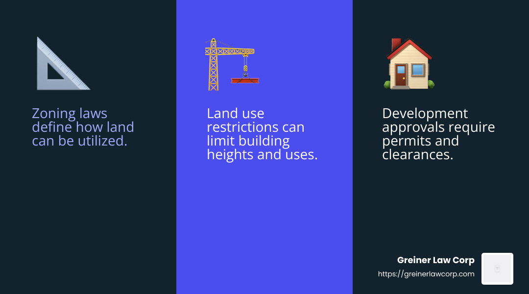 1d252e5a39709c0d581942d92d56d80038206b42 California Dreaming: Essential Legal Advice for Real Estate Transactions Get expert Real estate legal advice California for smooth transactions, disputes resolution, and more. Learn from top legal professionals today! Development approvals are crucial for successful real estate projects - Real estate legal advice California infographic 3_facts_emoji_blue