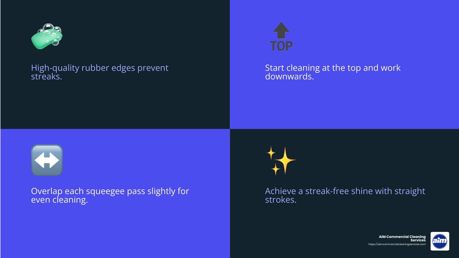 Streak-Free Windows: A Must for Businesses - professional window washers infographic 4_facts_emoji_blue