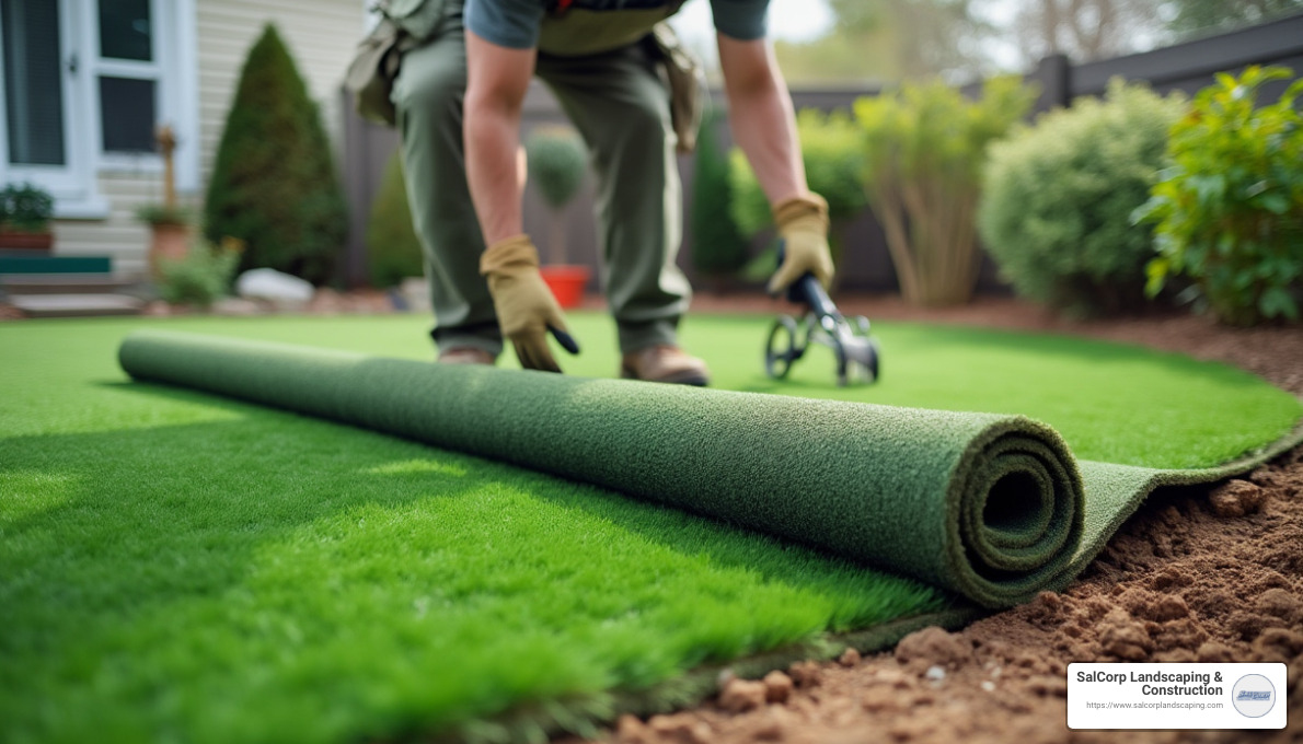 sod installation - average cost of sodding a yard