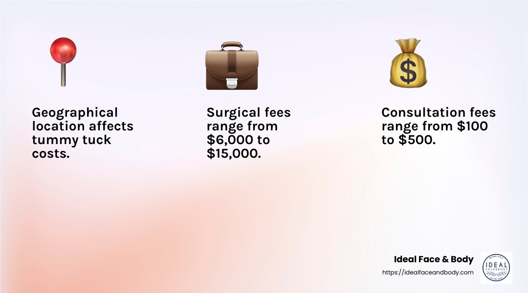 Beverly Hills is known for attracting top surgeons, which can impact the cost of a tummy tuck. - beverly hills physicians tummy tuck cost infographic 3_facts_emoji_light-gradient