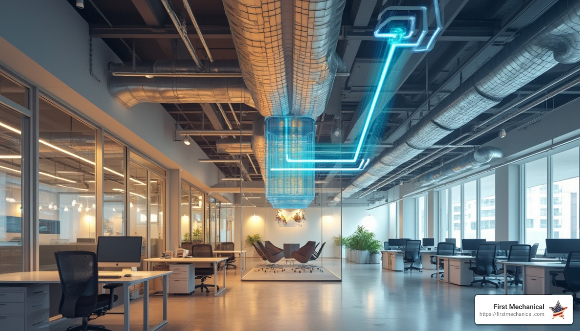 Efficient ductwork design is crucial for optimal HVAC performance. - commercial ac installation cost