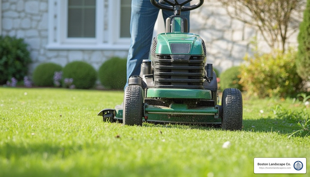 Lawn Aeration Process - commercial lawn maintenance services