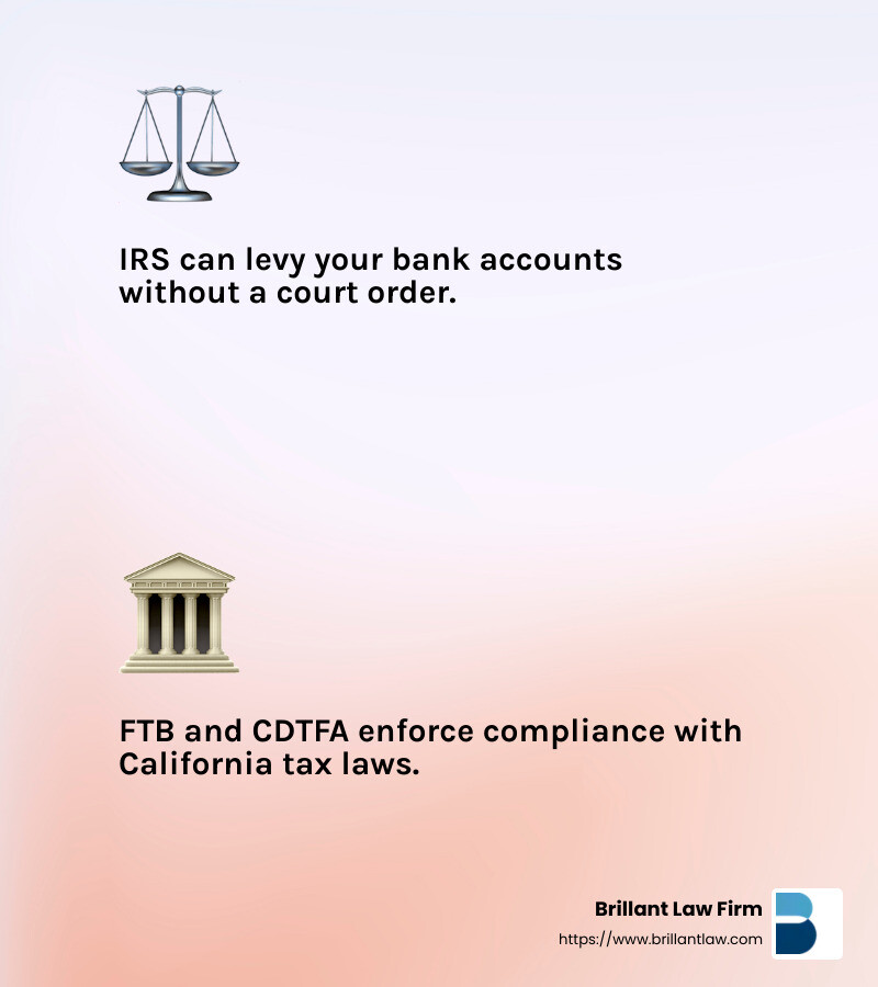 c7cd82e0283d1d017bf424ed04a6812375e4e797 Conquer Your Tax Debt: California Attorneys to the Rescue Discover how a tax debt attorney california can help you navigate tax laws and find relief strategies for resolving your tax debt. Quote on the importance of professional tax help - tax debt attorney california infographic 2_facts_emoji_light-gradient