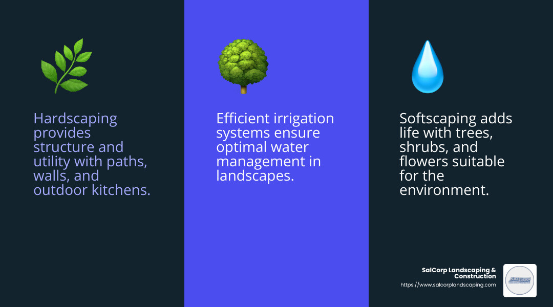 Tree care services - commercial landscape contractors infographic 3_facts_emoji_blue