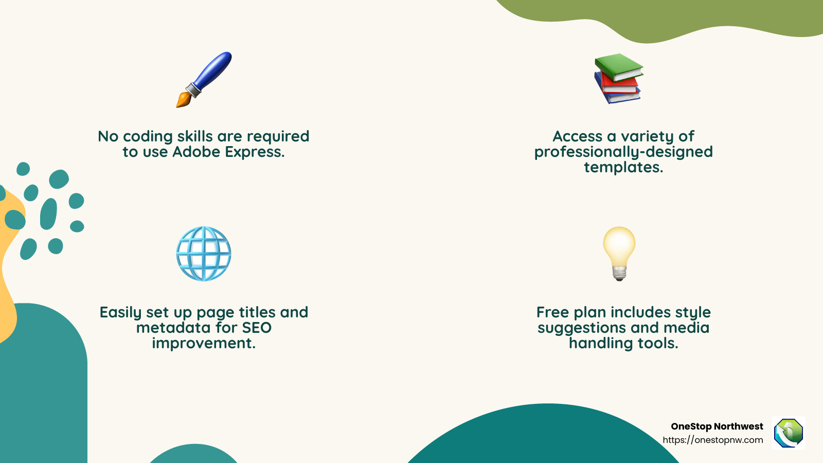 Adobe Express Free Features - adobe website creator infographic 4_facts_emoji_nature
