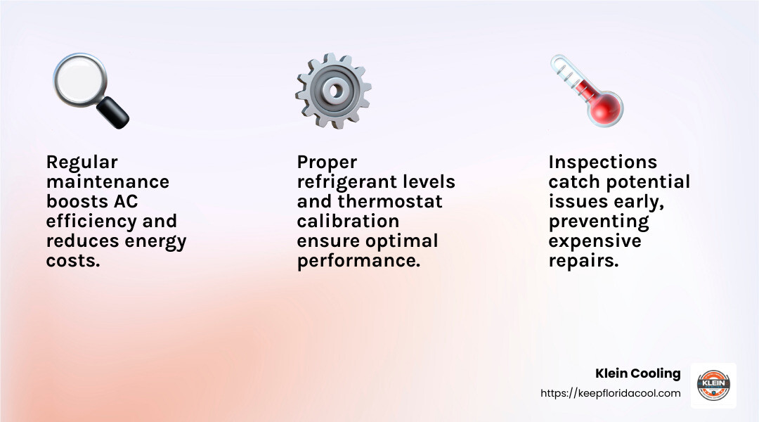 Inspection stat - Comprehensive air conditioning services infographic 3_facts_emoji_light-gradient