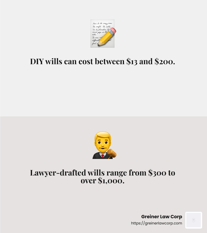 Will and Testament Cost: Top 3 Essential Tips 2025