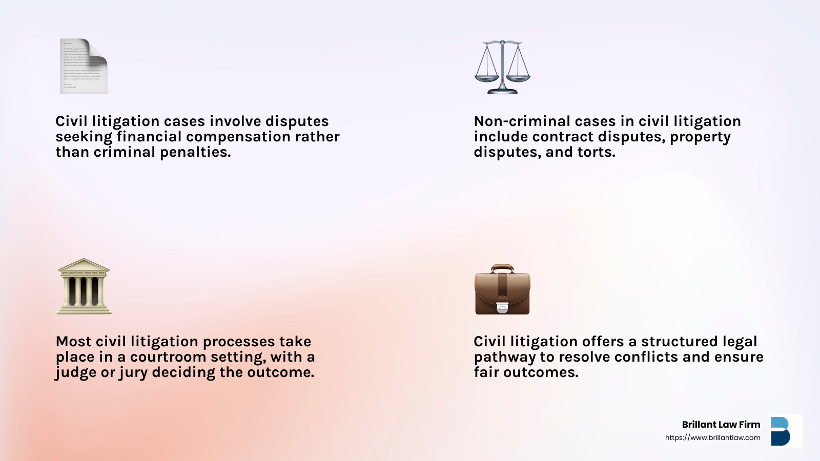 Civil Litigation Attorney: The Key to Winning Your Case - Brillant Law Firm
