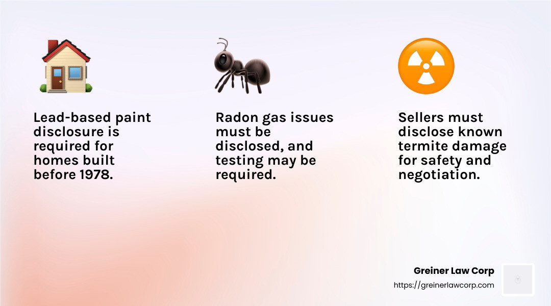 New York Property Disclosure - Real estate purchase contracts infographic 3_facts_emoji_light-gradient