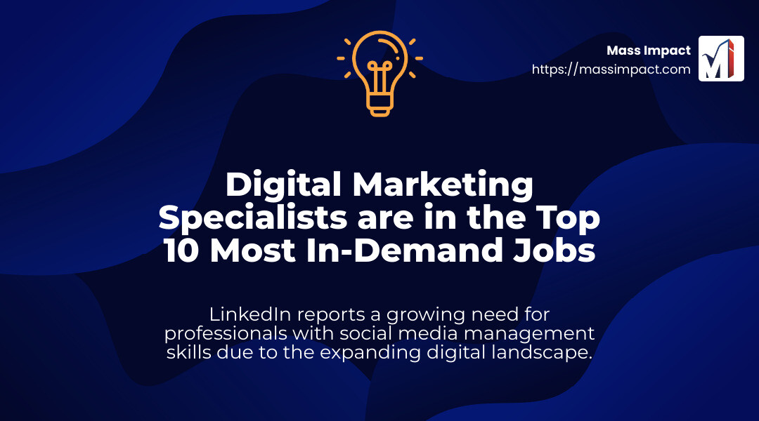 LinkedIn report on in-demand jobs - social media manager course google infographic simple-stat-landscape-lightbulb