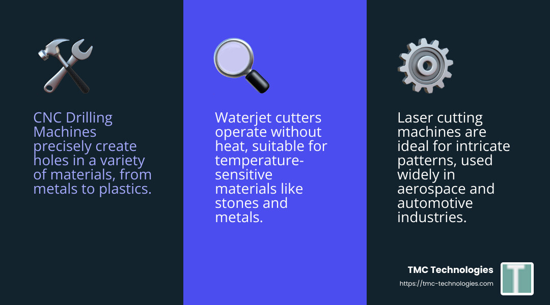 CNC machining precision - types of cnc machines infographic 3_facts_emoji_blue