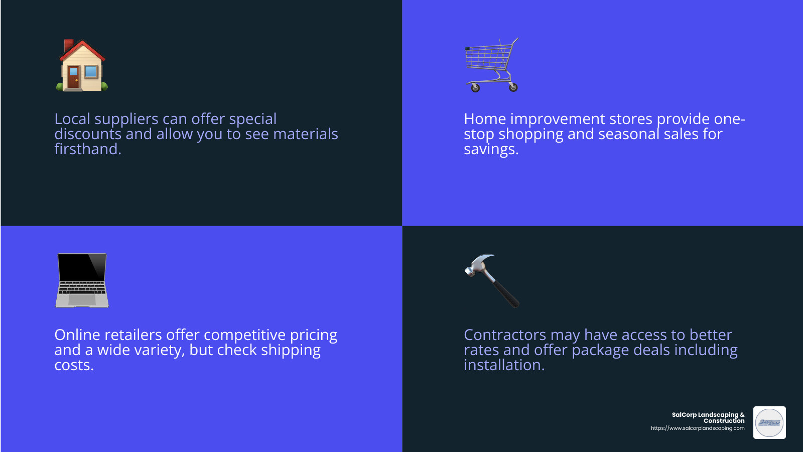 Paver options infographic - paver near me infographic 4_facts_emoji_blue