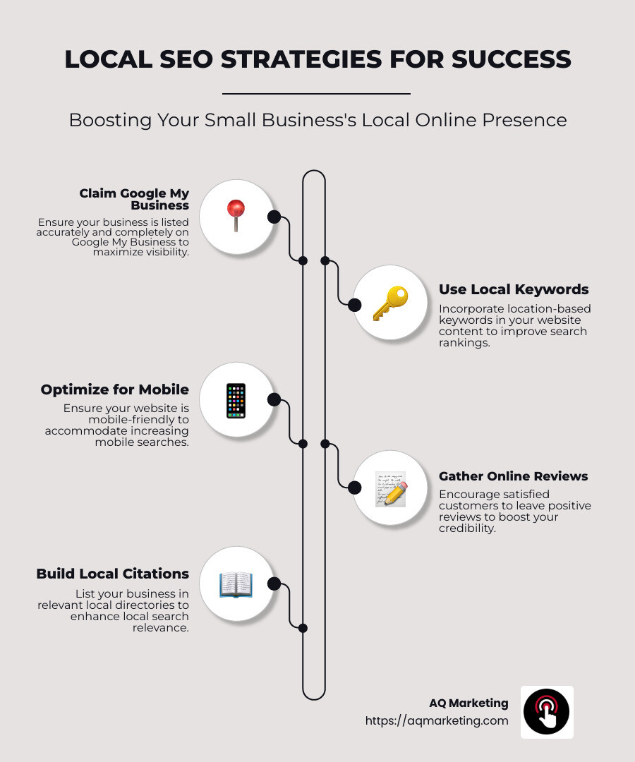 Local SEO Strategies for Success Infographic - local seo for small business infographic infographic-line-5-steps-neatmd5-4a26877e0637a02515a8b753c18a6d84beige Local SEO Strategies for Success Infographic - local seo for small business infographic infographic-line-5-steps-neatmd5-4a26877e0637a02515a8b753c18a6d84beige