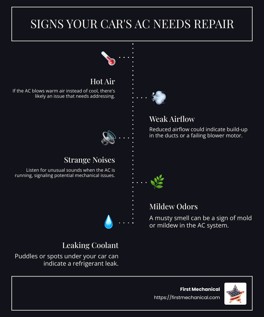 Top Auto AC Repair Services in Brandon FL Infographic - auto ac repair brandon fl infographic infographic-line-5-steps-dark Top Auto AC Repair Services in Brandon FL Infographic - auto ac repair brandon fl infographic infographic-line-5-steps-dark