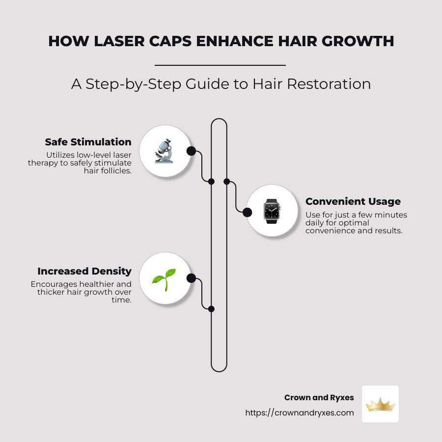 Benefits of laser cap for hair growth - laser cap for hair growth infographic infographic-line-3-steps-neat_beige Benefits of laser cap for hair growth - laser cap for hair growth infographic infographic-line-3-steps-neat_beige