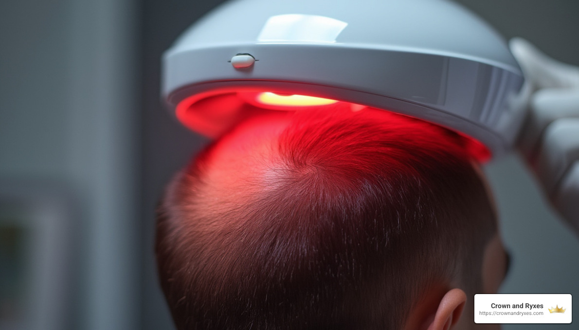 Laser caps use red light to stimulate hair follicles - laser cap for hair growth Laser caps use red light to stimulate hair follicles - laser cap for hair growth