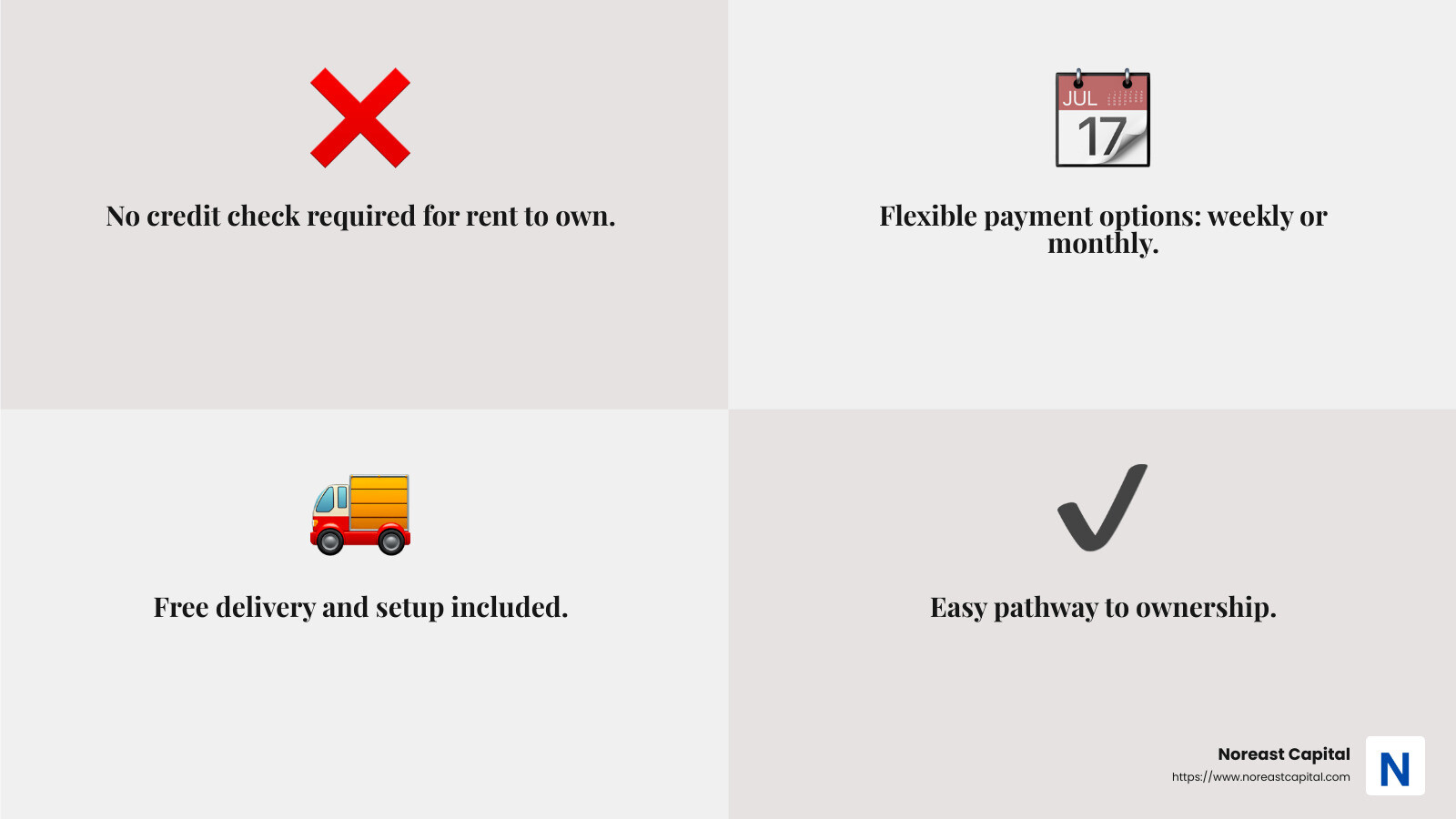 a68c0edbc98d97c7e346c733e51a7cdffb10b1de Clean Deals: A Guide to Rent to Own Washers and Dryers Discover flexible payment plans and no credit checks in our rent to own washer and dryer guide. Find your ideal appliances today! Flexible Payment Options - rent to own washer and dryer infographic 4_facts_emoji_grey